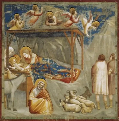 Giotto di Bondone Nativita di Gesu e1735075624268